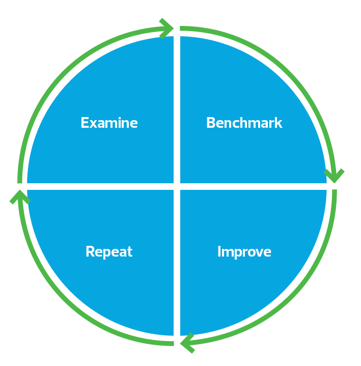 This will be presented in a graphical format as below. With Level 3 being the expected Baseline Compliance.