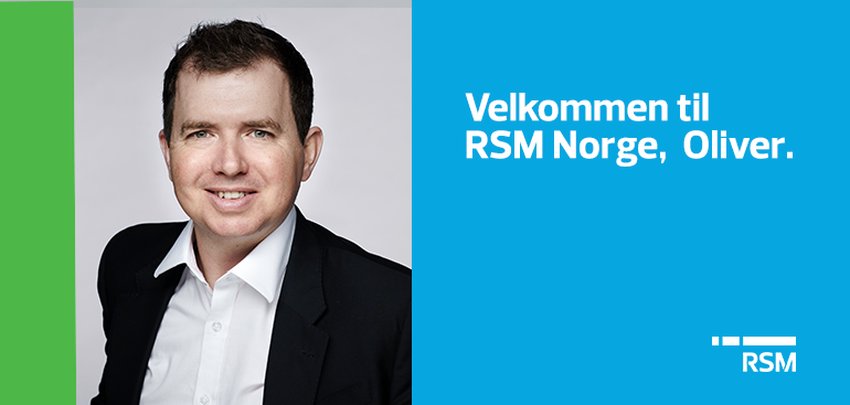 Oliver Smyth blir ny partner i RSM