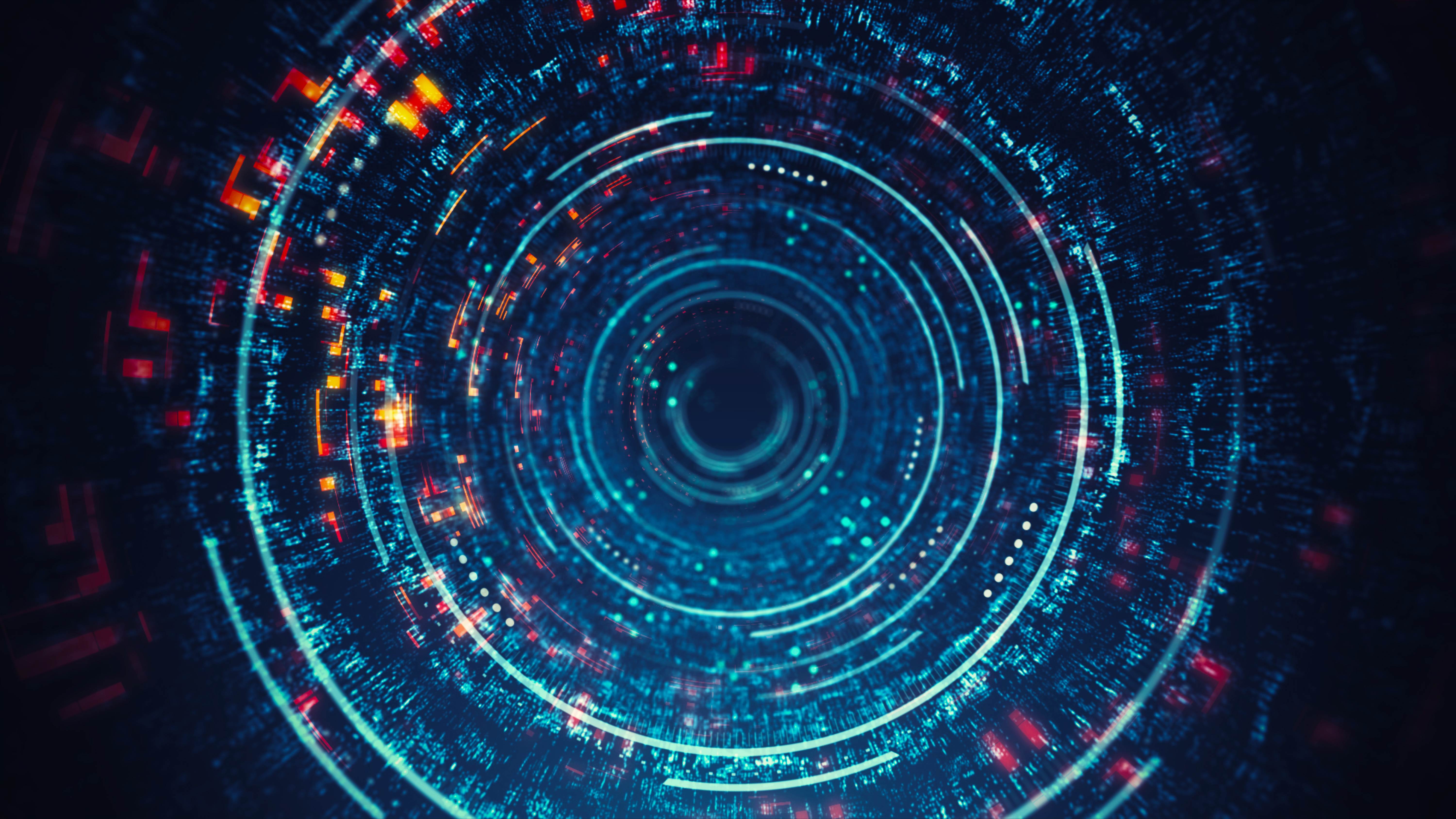 Abstract visual representing privacy operations